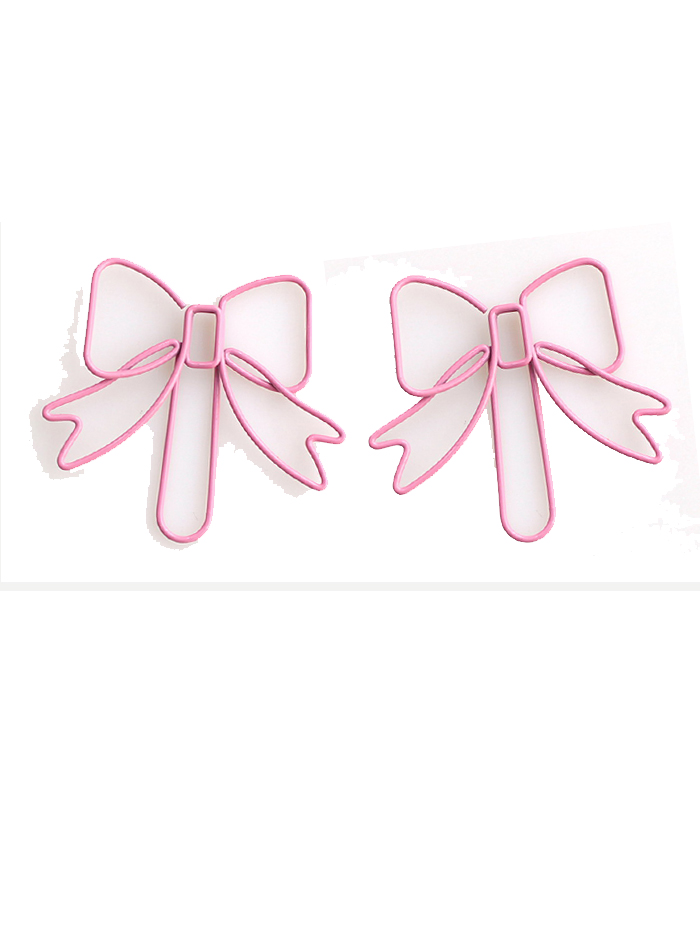 Bow hot sale binder clips